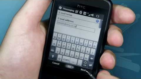 HTC Touch 2: How to set up your email