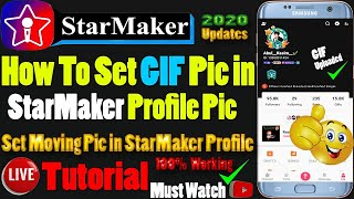 How To Save GIF/Moving Image in StarMaker Profile Pic | How To Set Animation Photo in StarMaker DP | screenshot 4