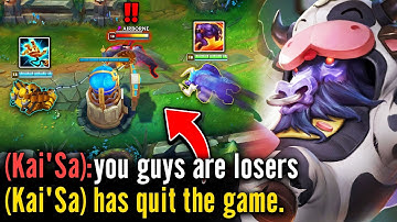 The most BROKEN bot lane in League of Legends... (WE MADE 2 PEOPLE RAGE QUIT)