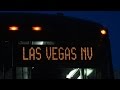 Greyhound Bus down West Coast: #7 Desert headlights--Barstow, California to Las Vegas NV 2015-04-10