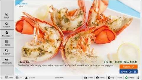 Using The Cart Page - Seed Digital Menu for Clover