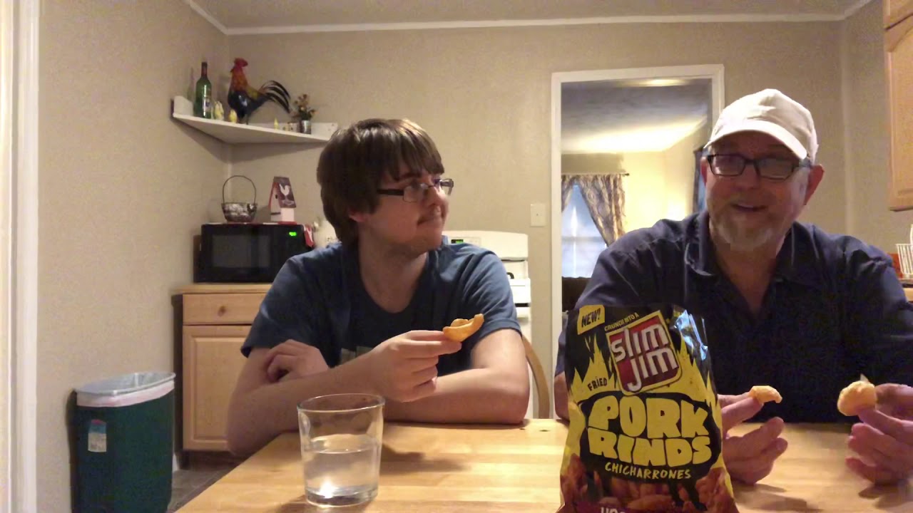 Slim Jim Fried Hog Wild BBQ Pork Rinds The Beer Review Guy YouTube