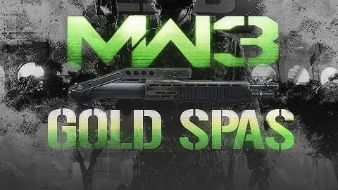 Modern Warfare 3 Gold Spas-12 (MW3 Gold Gun)