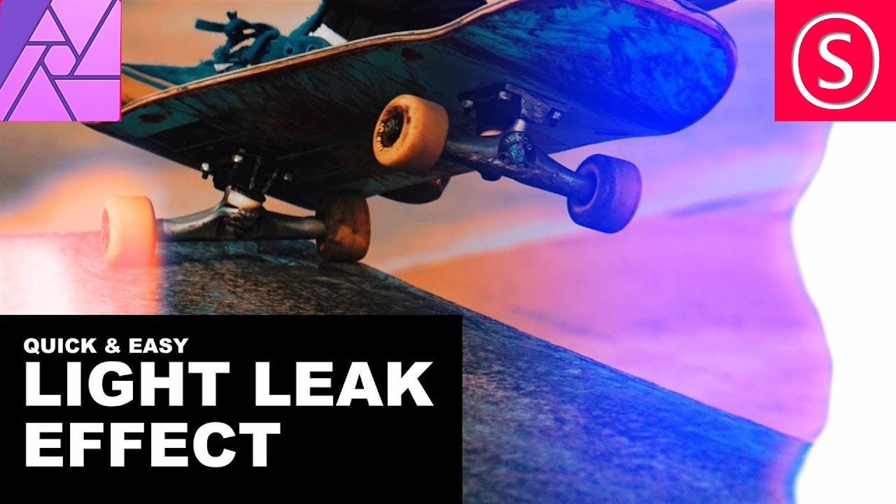 Affinity Photo – Light Leak Effect – Tutorial / How to