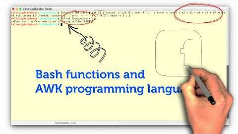 Data Sciences with Bash Shell - Facebook Data Mining Lesson 3: BASH FUNCTONS