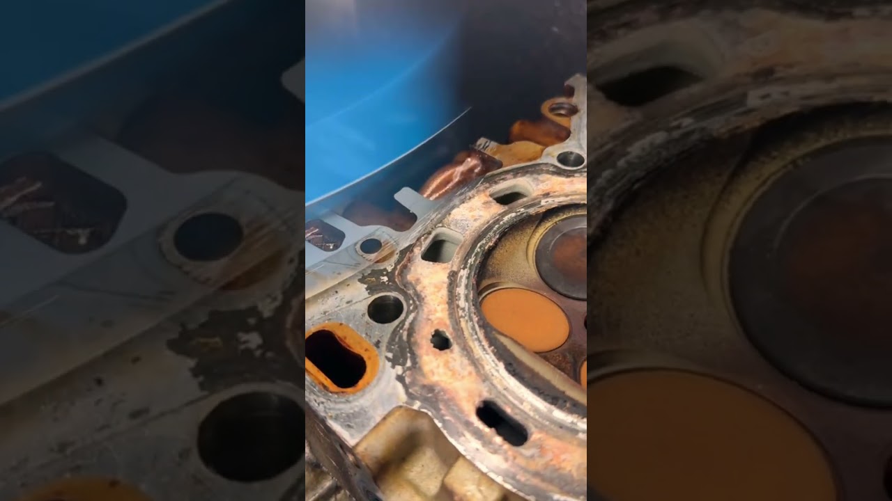 laser beam to clean rust crust on the machine