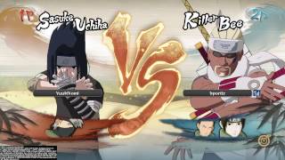 Sasuke Spits Hot Fire at Killer Bee - Storm 4