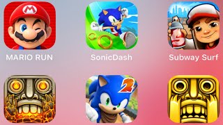 sonic dash gameplay android ios game vs let's play app videos video the hedgehog jogatina videoları screenshot 1