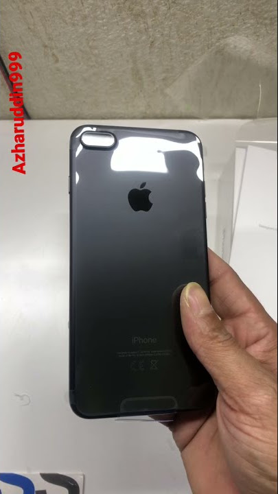 iPhone 7 Plus Black (Unboxing) Old is gold #shorts #apple