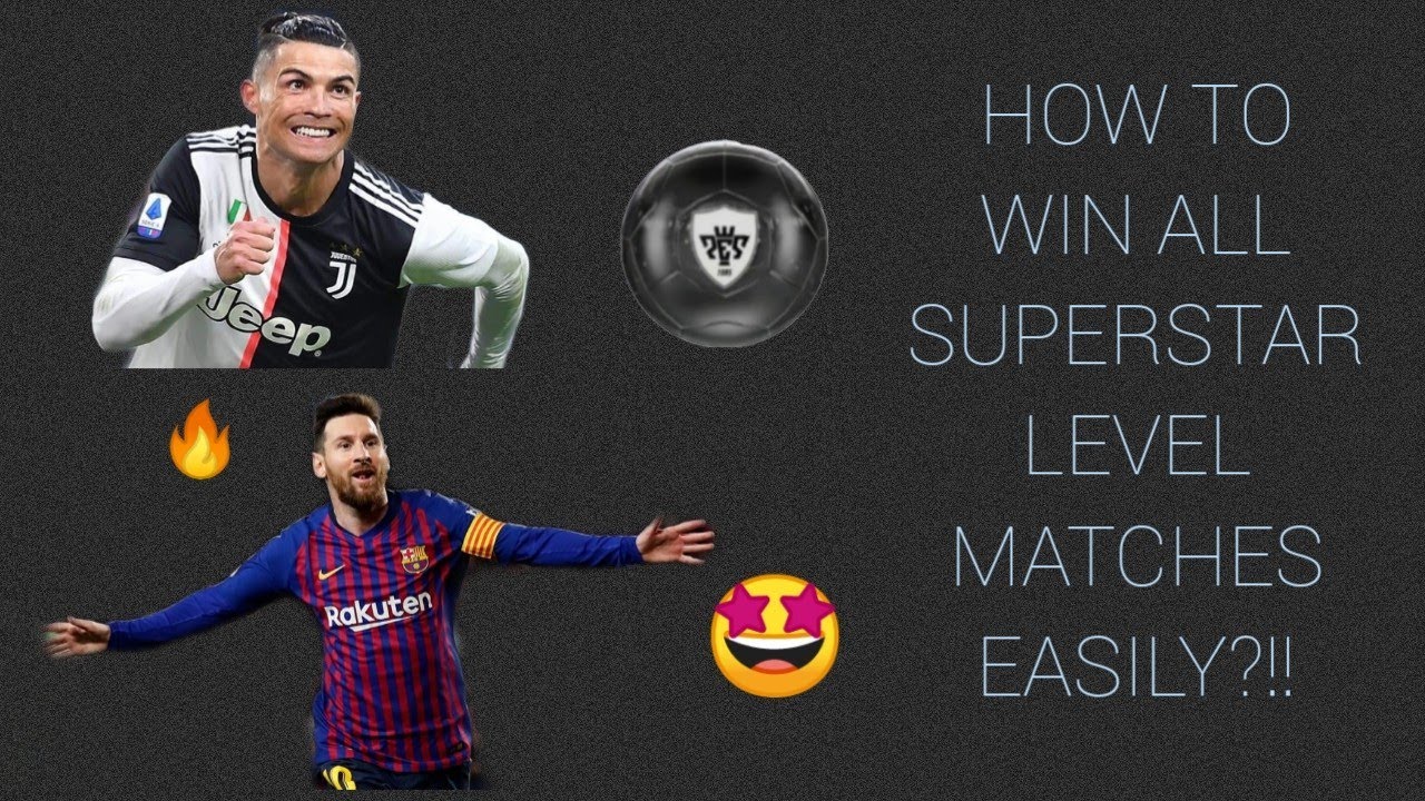 How to Win ALL Superstar Matches in Pes 2020 Mobile!!!    💯% results guarenteed