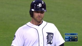 TEX@DET: Romine drives Upton in with a single