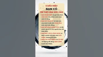 TRÍ TUỆ CẢM XÚC (EQ) là khả năng QUẢN LÝ CẢM XÚC của mình và THẤU HIỂU người khác! #TriTueCamXuc #EQ