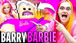 O POLICIAL BARRY QUER SER A BARBIE 😂 ROBLOX Barry's Prison Barbie ( Alec GO! )