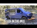 VW T6 4motion (bogged to the armpits)
