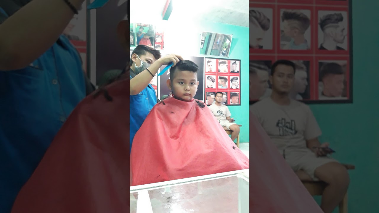  Tutorial  cukur rambut  anak  Agung barber YouTube