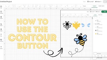 How to Use the Contour Tool in Cricut Design Space |  Cricut Design Space for Beginners 2025