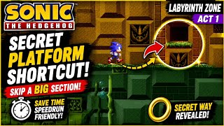 Sonic the Hedgehog: Secret Platform Shortcut! 🤯 | Labyrinth Zone Act 1 Hidden Skip