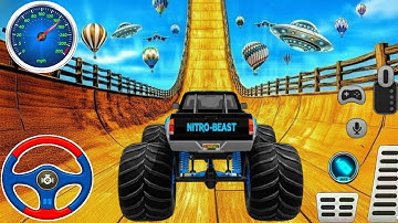 Monster Truck Mega Ramp Impossible Driver - Monster Truck Mega Ramp Driver - Android Gameplay 