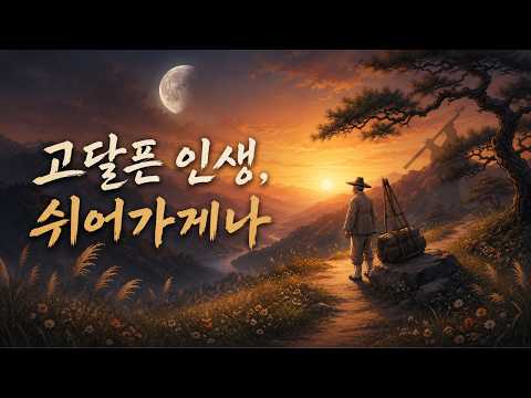 평생을 가족 위해 바친 당신에게 바치는 위로 | 애절한 정통 국악 트로트 발라드 신곡 - #청나음악 #고달픈인생쉬어가게나 #세월강물에띄운한 잔