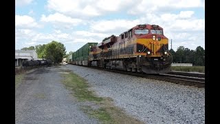 HD: KCS 4681 leads NS Train 220 in Tallapoosa, GA