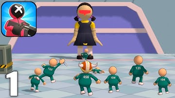 Squid Challenge : Survival Game - Gameplay Walkthrough Part 1 All Levels 1-30 (Android & iOS)