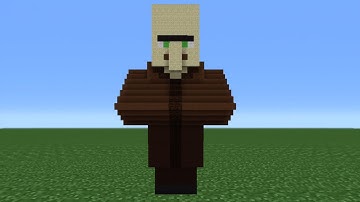 Minecraft Tutorial: How To Make A Villager Statue