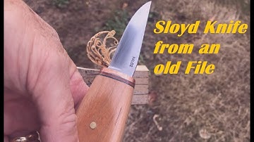 Making a sloyd knife from a file