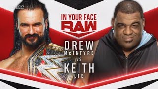 Drew McIntyre vs Keith Lee FULL MATCH - WWE RAW 14 September 2020 Highlights HD
