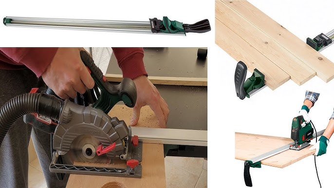 Sawing YouTube & test Rail Kaufland) Guide and review Clamp PSS (from C2 Parkside 1 - or Lidl -