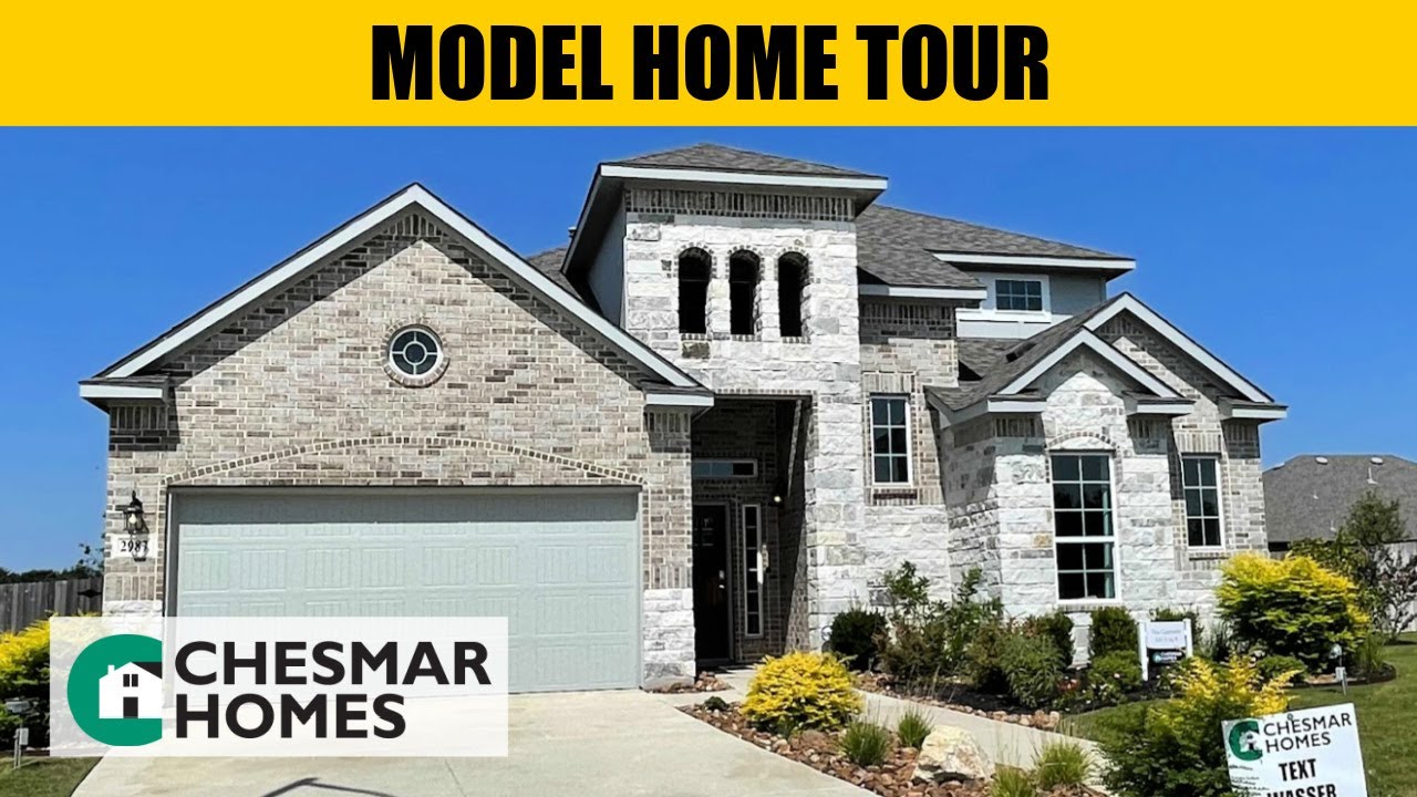 MODEL HOME TOUR- CHESMAR at Wasser Ranch New Braunfels, TX