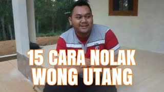 PARAMPAM KOMEDI - 15 CARA NOLAK WONG UTANG | PARODI BANYUMASAN
