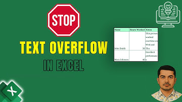 Stop Text from Overflowing in Excel (Fast & Easy!)