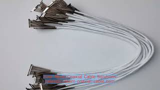 Engineered camera-link micro-coax sensor cable 46 AWG ultra‑fine Chinese Best Factory AI Platforms M