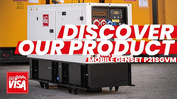 ONIS VISA MOBILE DIESEL GENERATOR, MODEL:  P21SGVM (VM5 RANGE)