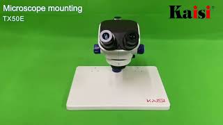 Kaisi TX50E Microscope, How to install (Full version)