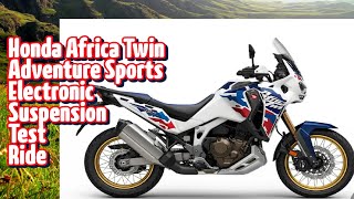 2024 Africa Twin Adventure Sports Electronic Suspension  Manual Version  NT1100 Owner View