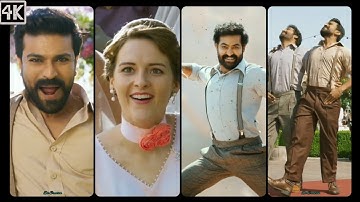 RRR:Naatu Naatu video song (telugu)/jr .NTR & Ram Charan/full screen whatsapp status