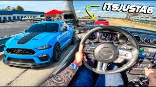 HOLY SMOKES!! My Mach 1 Mustang is a TRACK MENACE!!