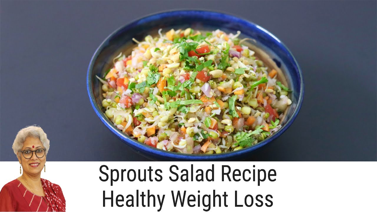 Healthy Sprout Salad | Indian Mung Bean Sprout Salad