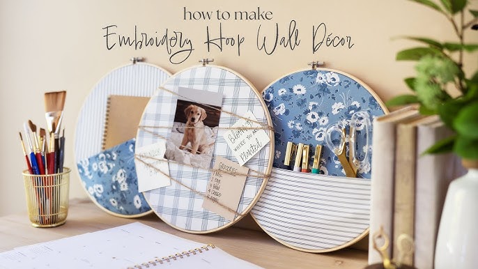 How to make an embroidery hoop thread spool organizer – Recycled Crafts