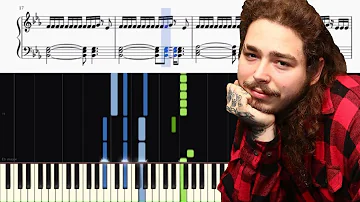 Post Malone - Psycho (feat. Ty Dolla $ign) - Piano Tutorial