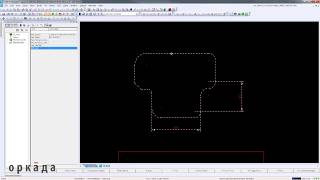 Создание контура платы по графике из файла в формате DXF.