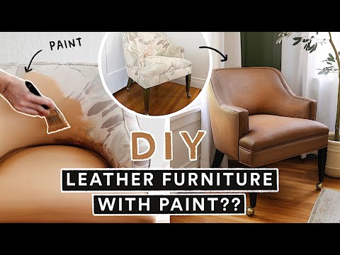 DIY Explained // Painted Leather Furniture – HEATHER KW STYLES