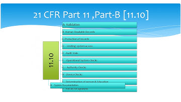 21 CFR PART 11 TRAINING COMPUTER SYSTEM VALIDATION TRAINING  AND SERVICES