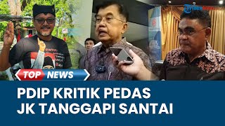 Beda Respons Soal Airlangga Sebut Jokowi Masuk Keluarga Golkar, PDIP Beri Kritik, JK Tanggapi Santai