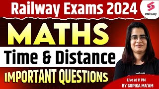 RRB Technician 2024 | Maths | Time and Distance | Railway Maths Tricks By Gopika Ma'am