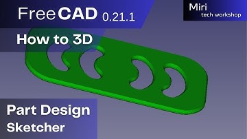 FreeCAD version 0 21 1 part #78 2024  How to 3D