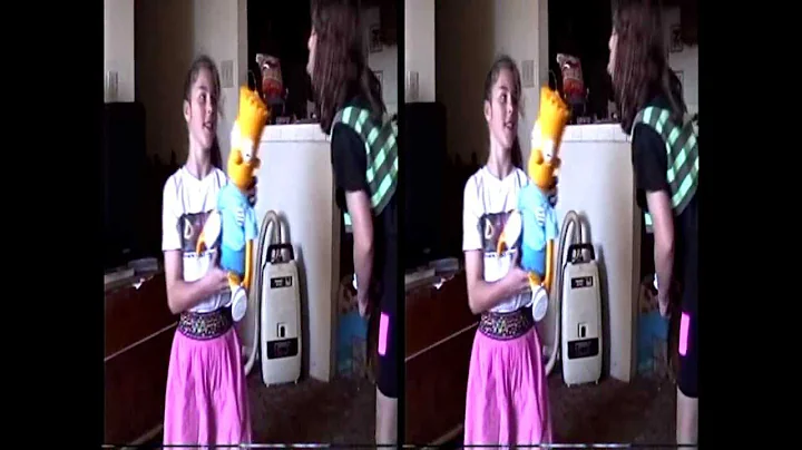 Heidi Chambers and Bart Simpson - 1991 =- unedited