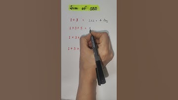 sum of Odd Numbers #shorttrick #sumofseries #shorts #mathstricks #maths #fammathszone