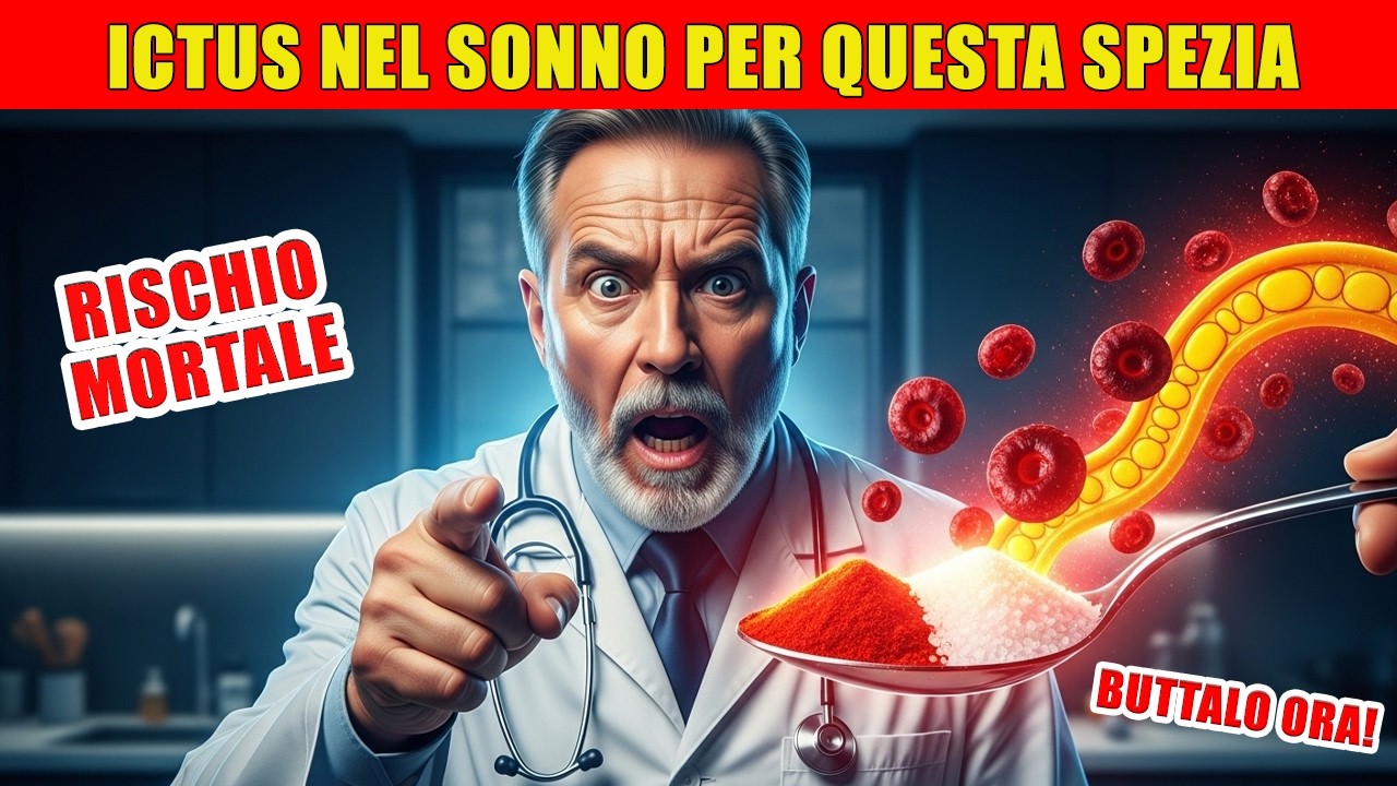 Attenzione a queste 6 spezie! Possono causare un ictus improvviso dopo una sola notte.